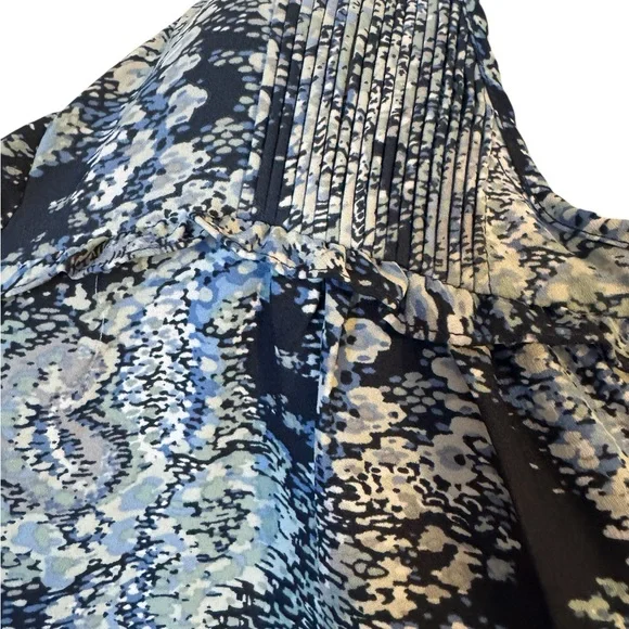 JOIE  PRETTY SHADES OF BLUE PRINT TOP   PLUS: 2X   #6 - Picture 8 of 13